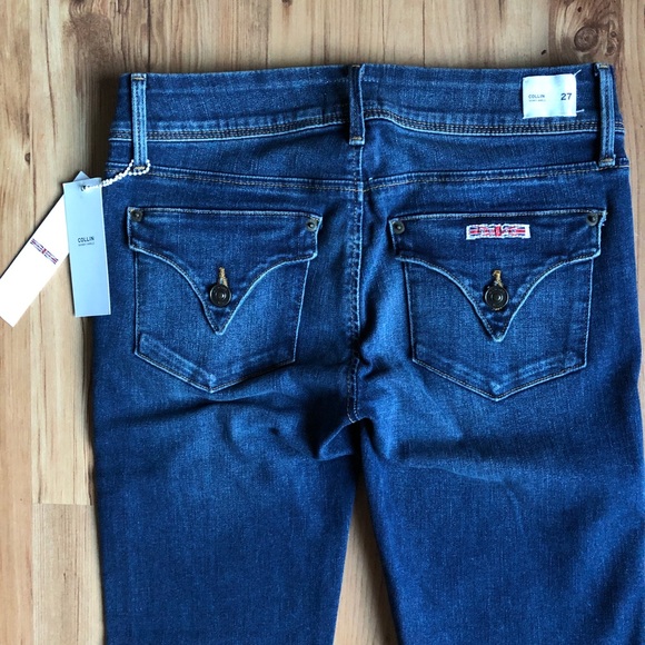 NEW HUDSON Collin Skinny Distressed Jeans Blue Size 27 Women’s - Picture 2 of 16